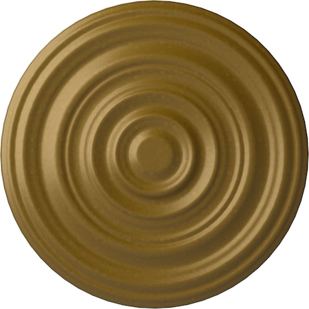 Ekena Millwork Carton Smooth Ceiling Medallion (Fits Canopies up to 9 1/8"), Hand-Painted Gold, 29 1/8"OD x 1 1/2"P CM29CAGLS